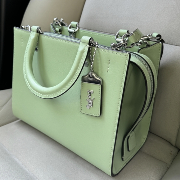 Brand New Authentic Coach Rogue 25 Pistachio! - Picture 7 of 9